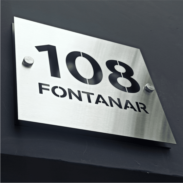 placa de direccion con corte laser