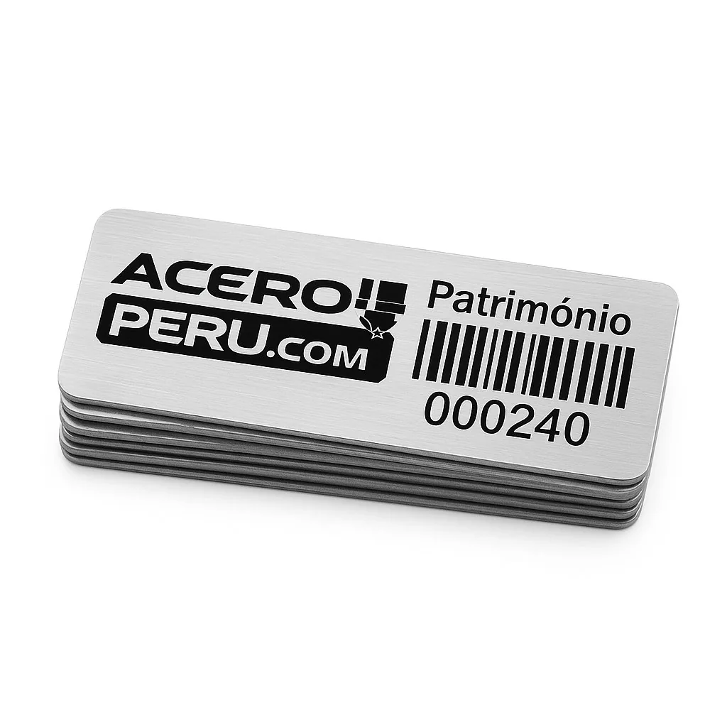 Placas de control patrimonial 1 Placas de control patrimonial