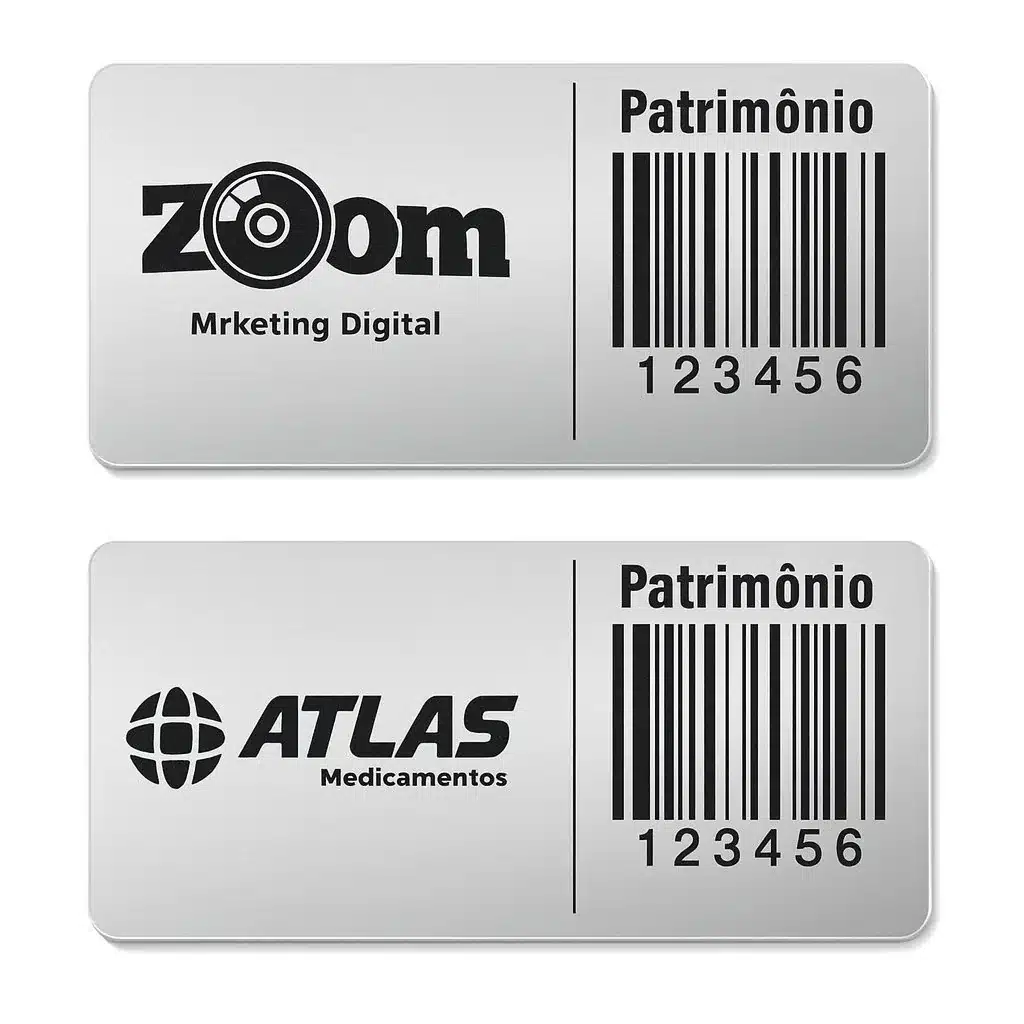 Placas de control patrimonial 3 Placas de control patrimonial - Imagen 3