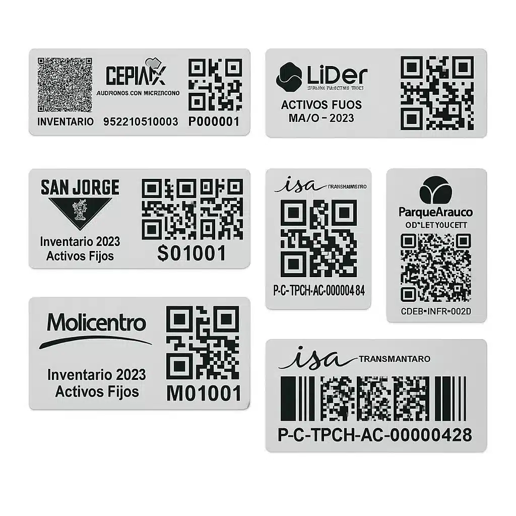 Placas de control patrimonial 4 Placas de control patrimonial - Imagen 4